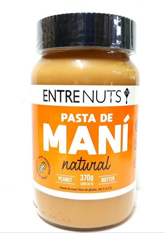 ENTRENUTS 380G PASTA DE MANI NATURAL