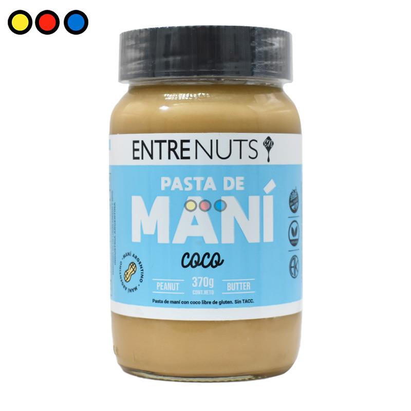 ENTRENUTS 380G PASTA DE MANI SABOR COCO