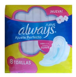 ALWAYS TOALLAS SUAVE 8UD