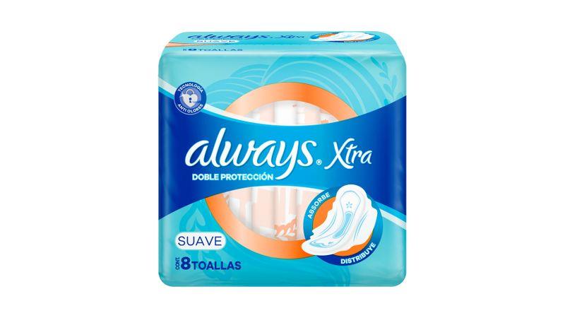 ALWAYS XTRA DOBLE PROT, SUAVE X 8 UD
