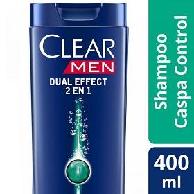 SHAMPOO CLEAR MEN DUAL EFFECT 2EN1 400ML