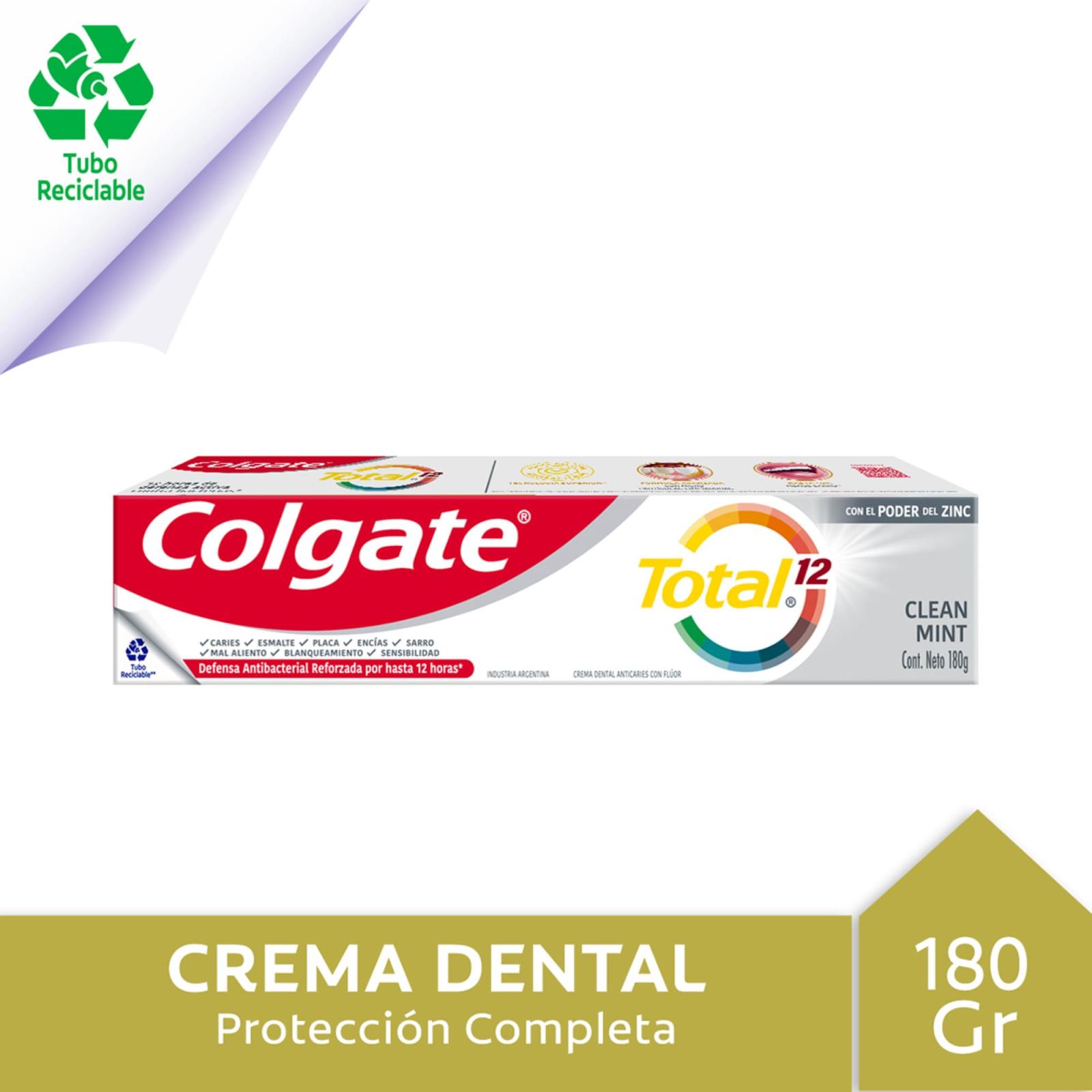 COLG. CREMA DENTAL TOTA12 CLEAN MINT 180
