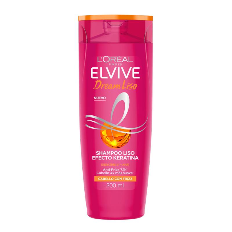 ELVIVE SHAMPO DREAM LISO EFECT KERATIN. 200ML