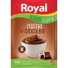 ROYAL POSTRE LIGHT CHOCOLATE 50G