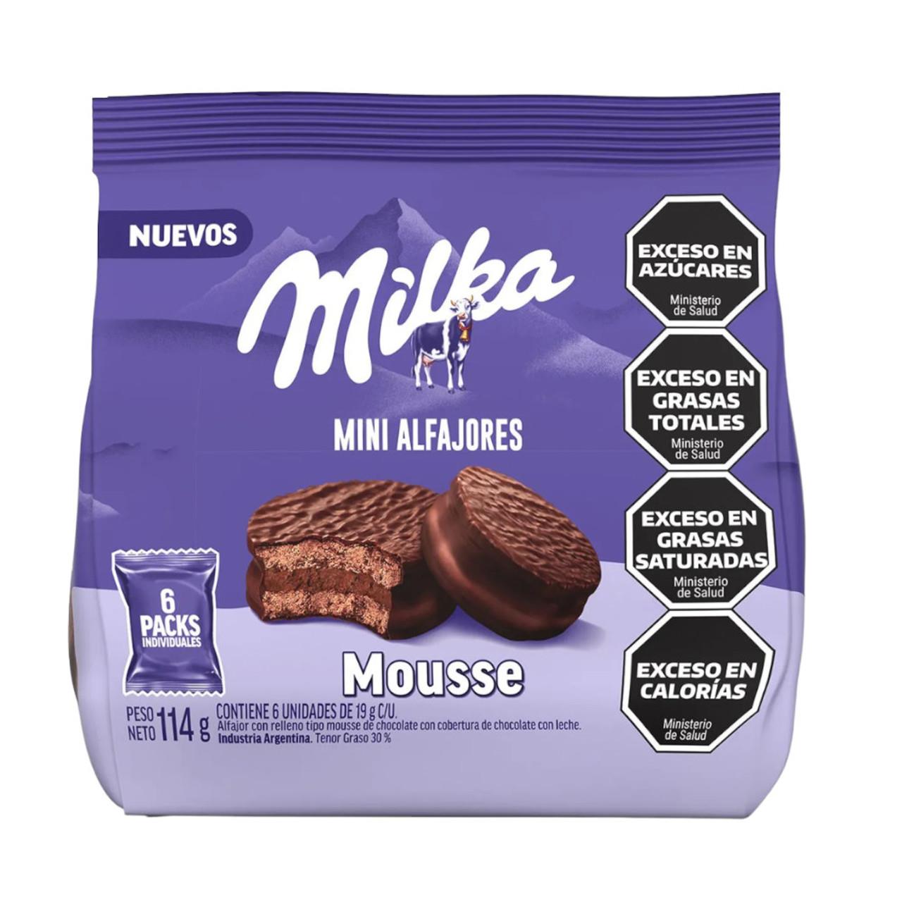 MINI ALFAJOR MILKA MOUSSE 114G 