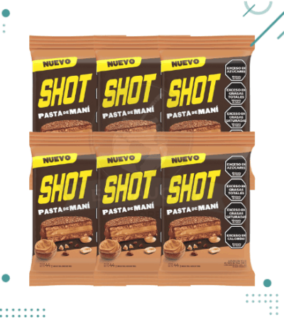 SHOT ALFAJOR  PASTA DE MANI 44G