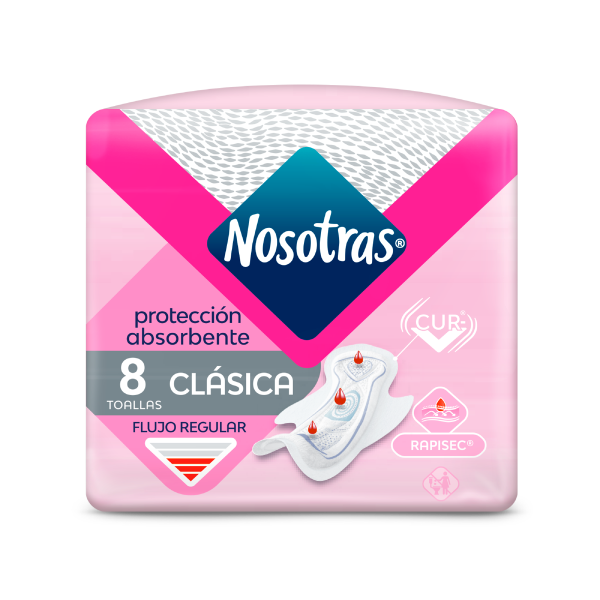NOSOTRAS  TOHALLAS CLASICA SECA 8UD
