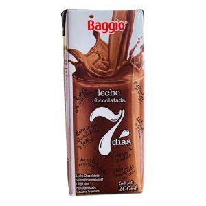 LECHE CHOCOLATADA BAGGIO 7 DIAS X 200 ML.