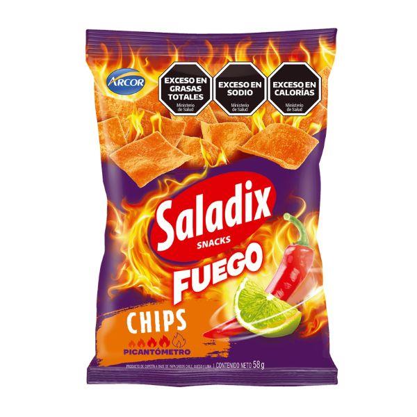 SALADIX SNACK PICANTE STICKS 80G
