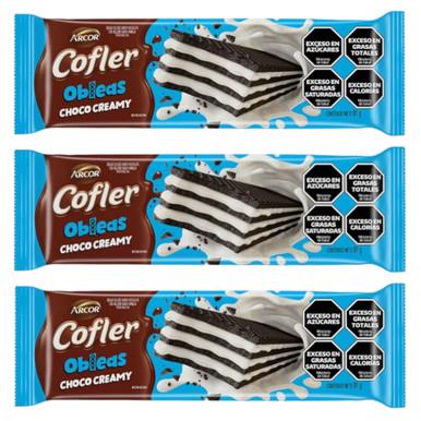 ARCOR COFLER OBLEAS CHOCO CREAMY 91G