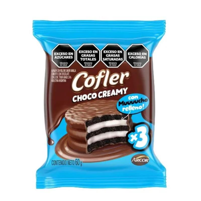 ALFAJOR COFLER CHOCO CREAMY 3 60G