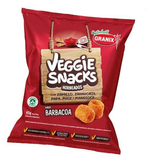 VEGGIE SNACK BARBACOA X45GR