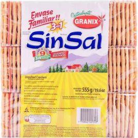 GALLETAS CRACKERS SIN SAL 3 EN 1 600G