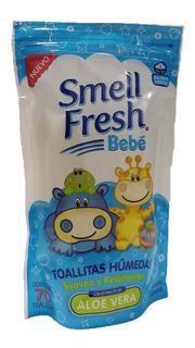 SMELL FRESH TOALLITAS HUMEDAS ALOE VERA X70U