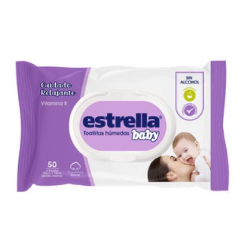ESTRELLA TOALLITAS HUMEDAS BABY 50UD