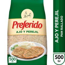PREFERIDO PAN RALLADO AJO Y PEREJIL 500G