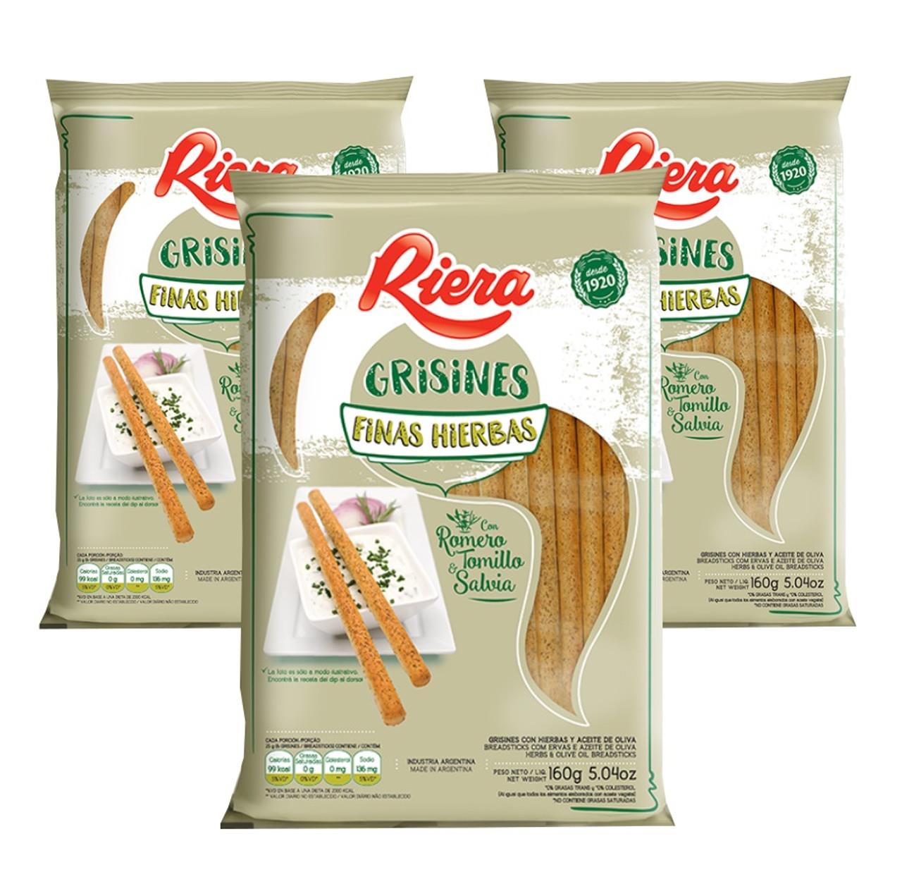 RIERA GRISINES FINAS HIERBAS 160G