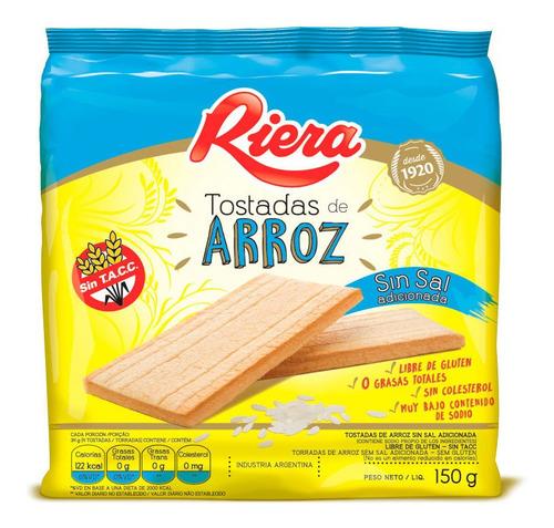 RIERA TOSTADAS DE ARROZ CLASICAS 150G