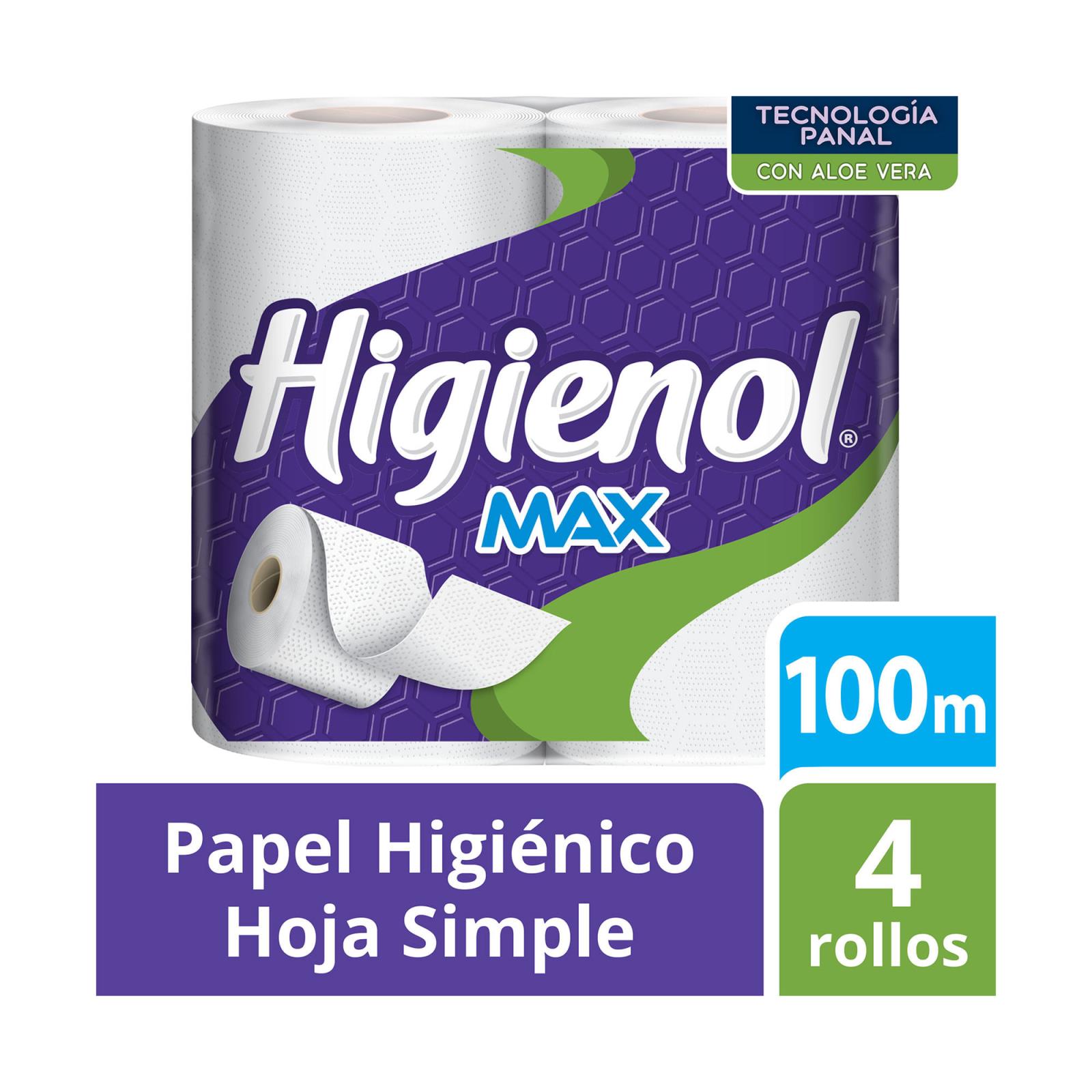PAPEL HIGIENOL MAX 4X 100 MTS,