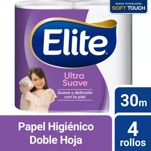 PAPEL HIG. ELITE  D/HOJAS 4X30MTS 