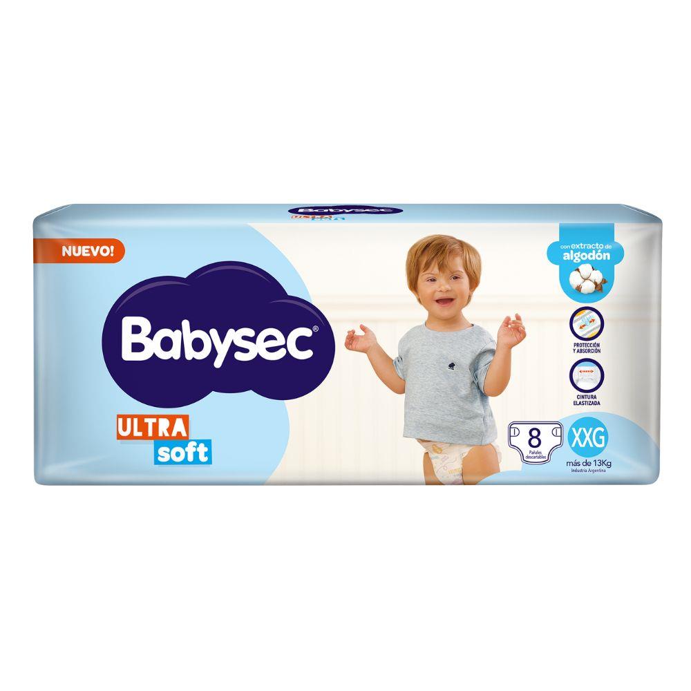 PAÑAL BABYSEC ULTRA SOFT X 8 XXG