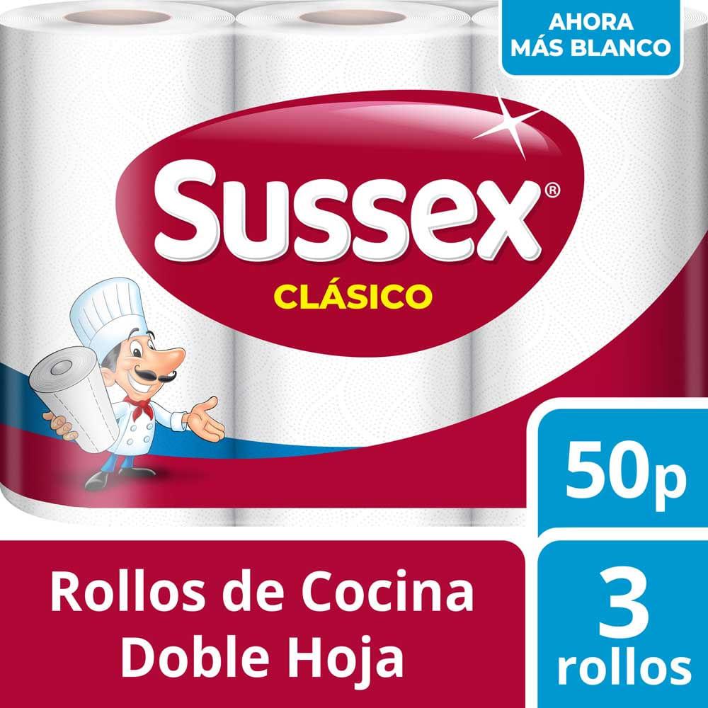 SUSSEX ROLLO 3 X 50 PAÑOS