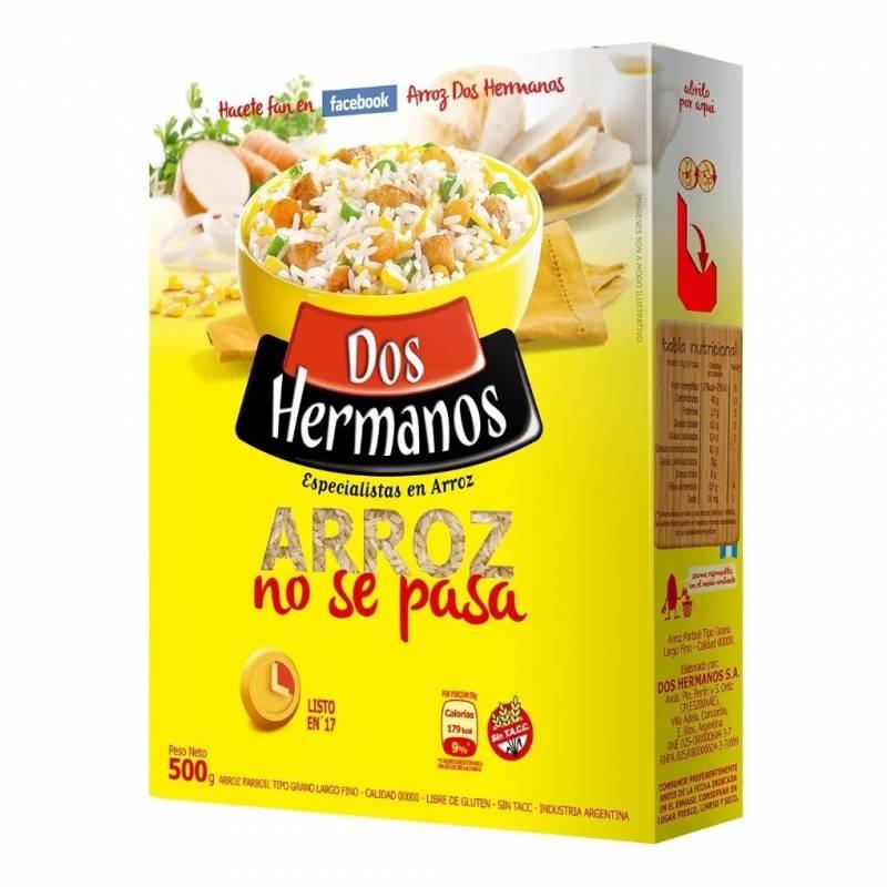 ARROZ PARBOIL DOS HERMANOS CAJA X500GR