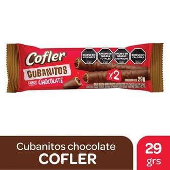 COFLER CUBANITOS SABOR AVELLANAS X2 29G