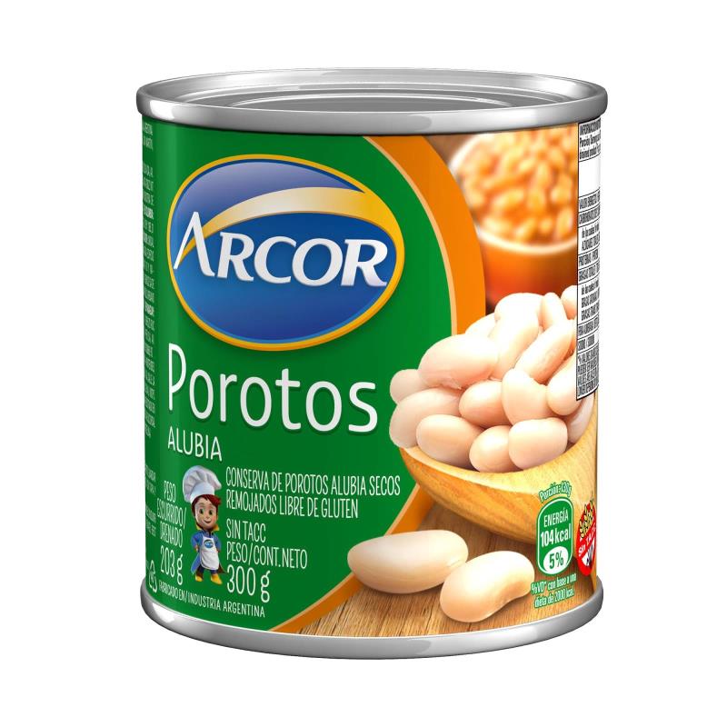 ARCOR POROTOS LATA 300G