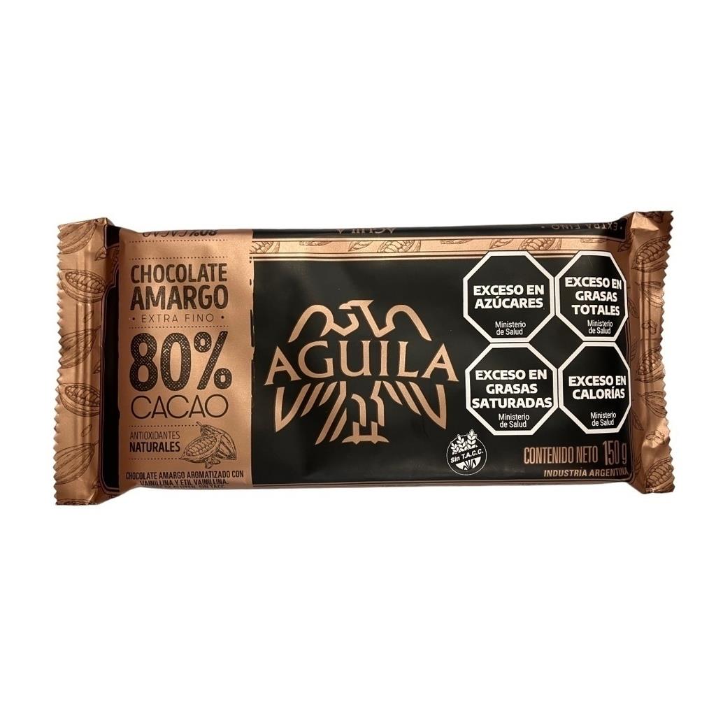 CHOCOLATE AMARGO 80% CACAO 150G