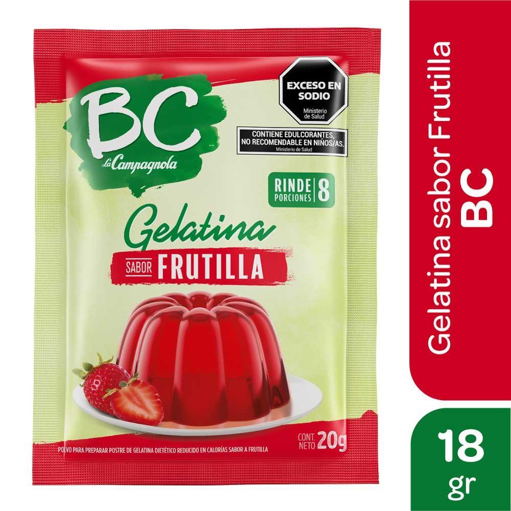 BC GELATINA SB FRUTILLA LIGHT 18G