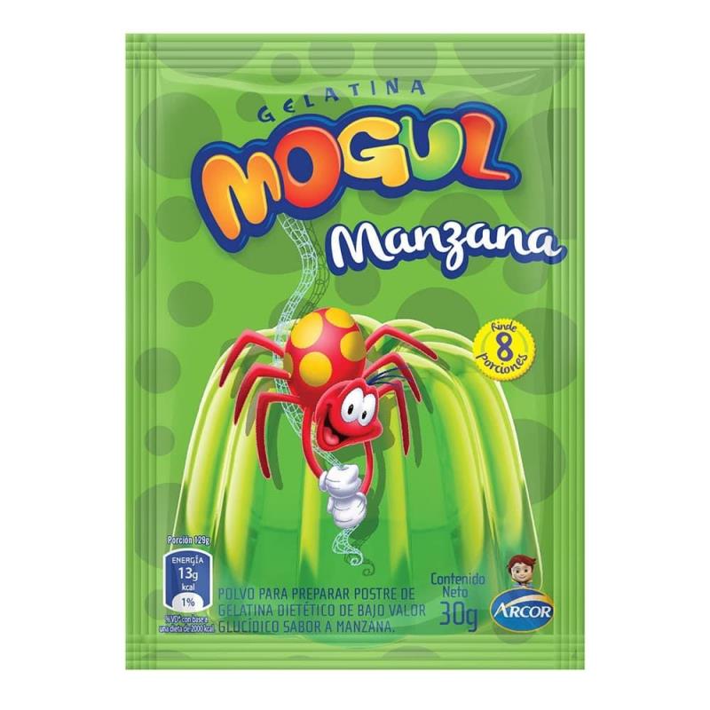 MOGUL GELATINA SB MANZANA 25G