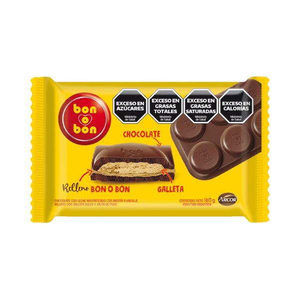 TABLETA CHOCOLATE BON O BON 160G