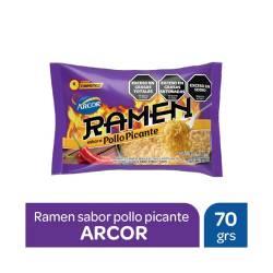 ARCOR RAMEN SB POLLO PICANTE 70G