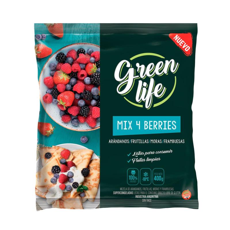 GREEN LIFE MIX 4 BARRIES 400G