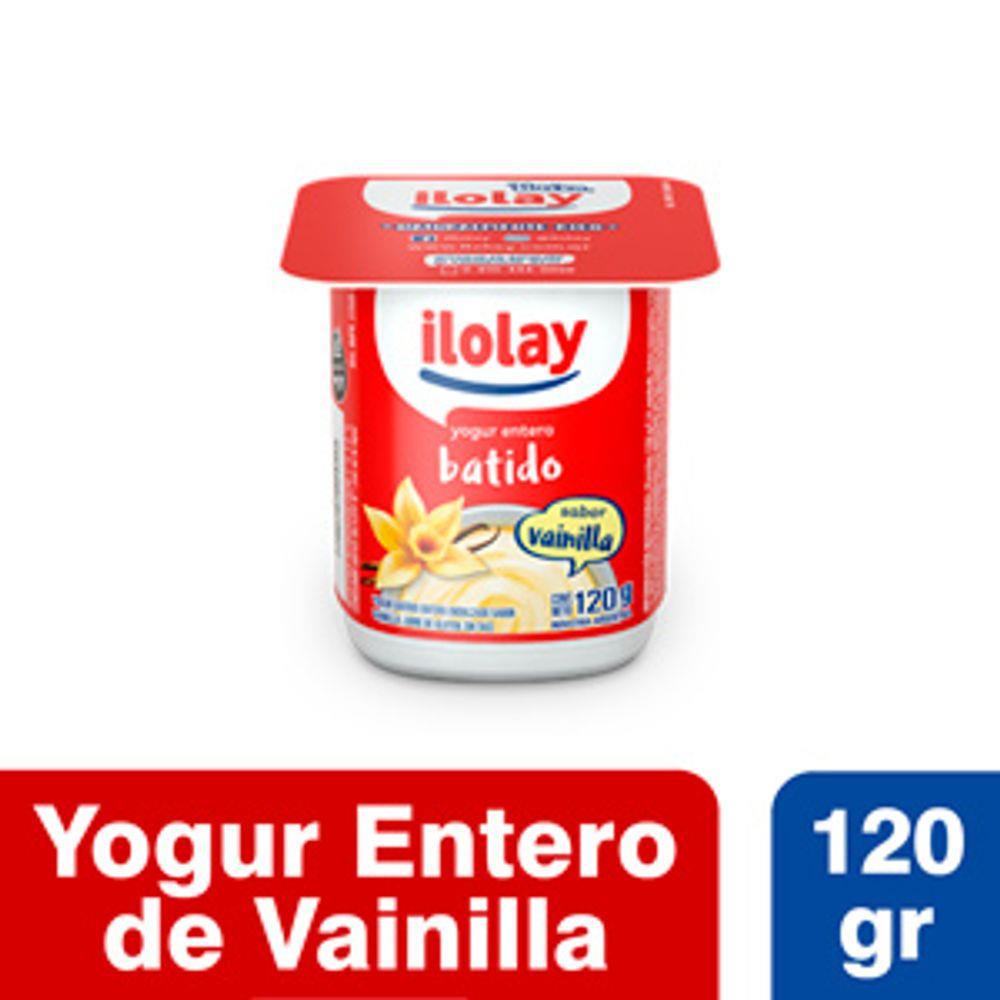 YOGUR CREMOSO VASITO ILOLAY SB VAINILLA 120G