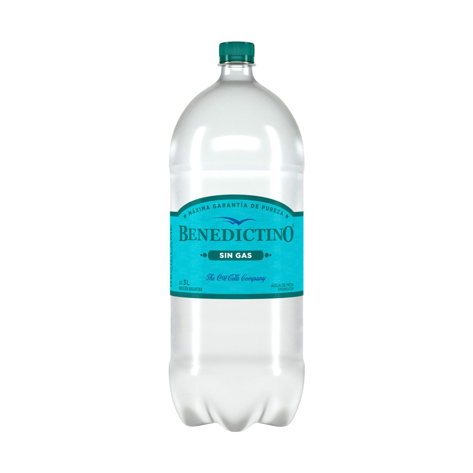 AGUA BENEDICTINO BAJA EN SODIO 3L 