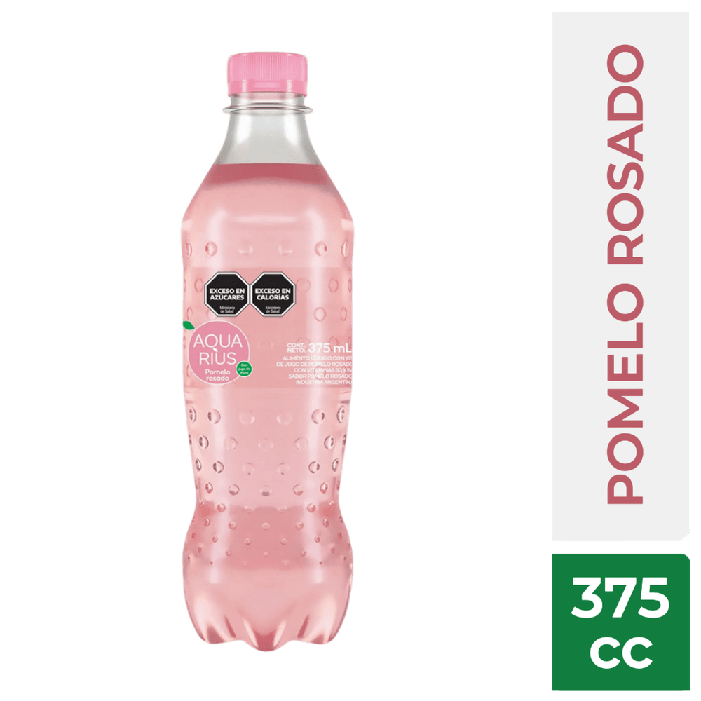AQUARIUS POMELO ROSADO 375ML