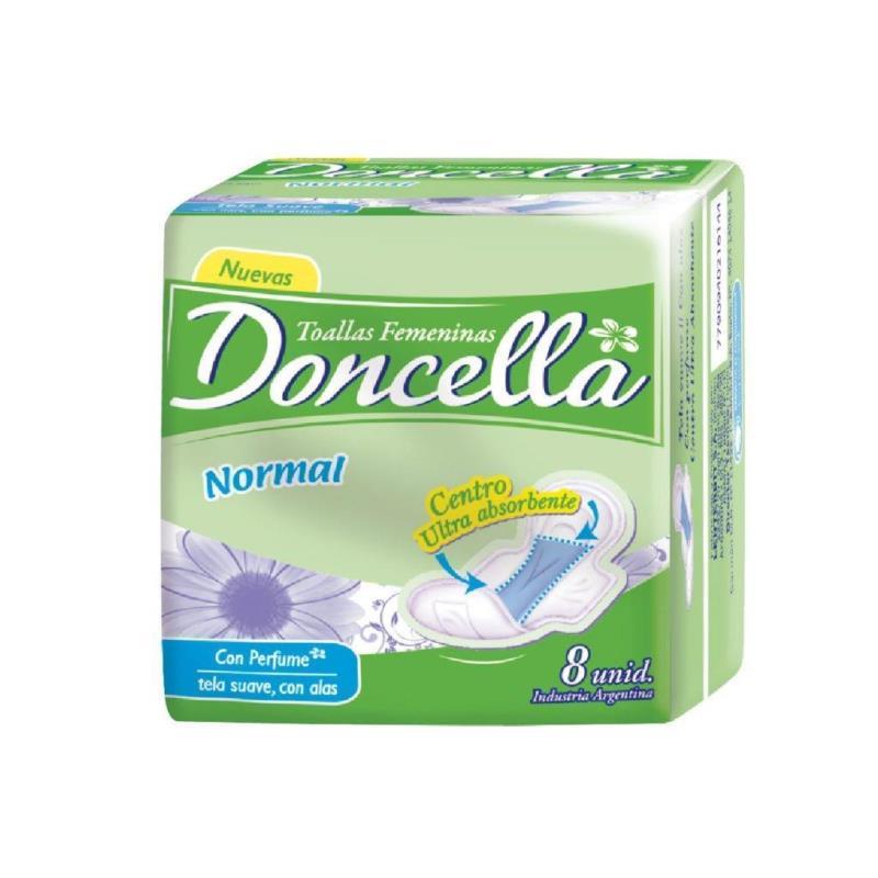 TOALLITA DONCELLA NORMAL 8UD