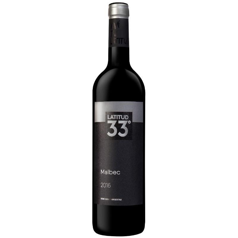 VINO TINTO LATITUD 33 MALBEC 750ML