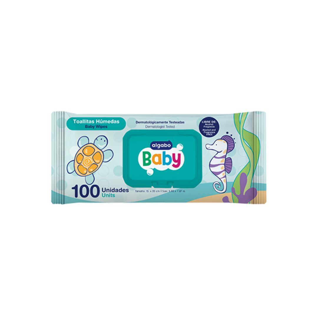 TOALLITAS HUMEDAS ALGABO 100UND