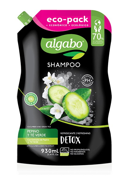 SHAMPOO ALGABO DETOX ECO PACK X 930 ML