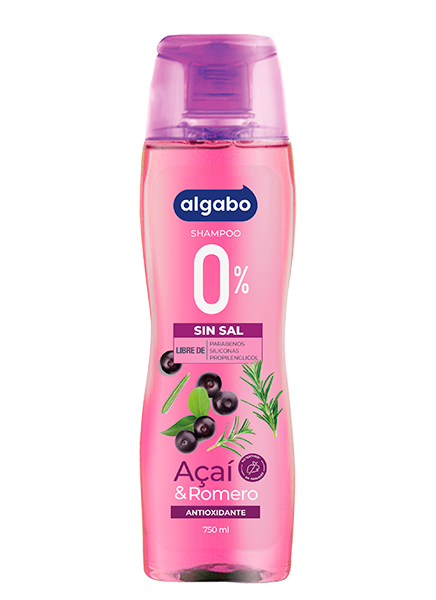 ALGABO SHANPOO 0% SIN SAL ACAI & ROMERO 750ML