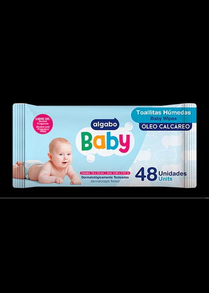 ALGABO BABY TOHALLITAS HUMEDAS 48UD