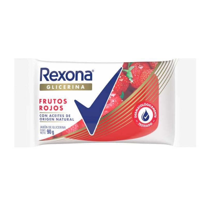 REXONA GLICERINA FRUTOS ROJOS CON V.C.90G