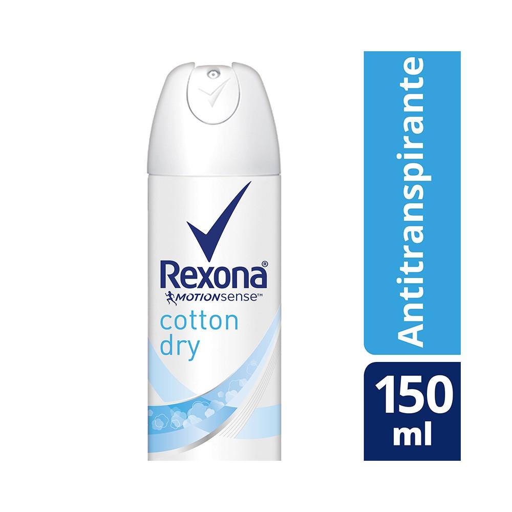 REXONA DESODORANTE AEROSOL COTTON DRY 150ML