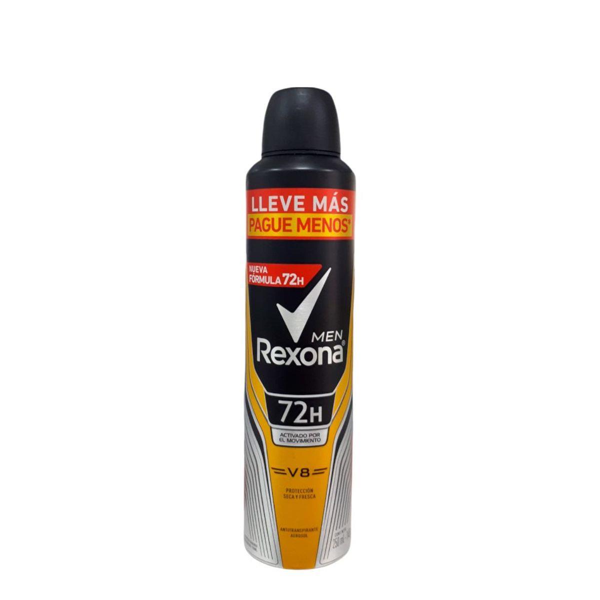 REXONA MEN V8 ANT. AEROSOL 72HS 250ML