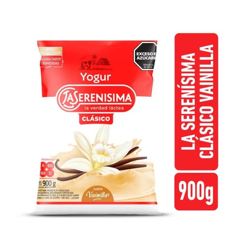 YOGUR S/FRUTILLA LA SERENISIMA 900G