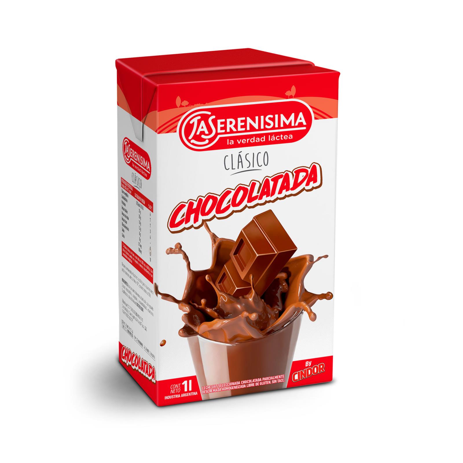 CHOCOLATADA LA SERENISIMA CLASICO 1LTS,
