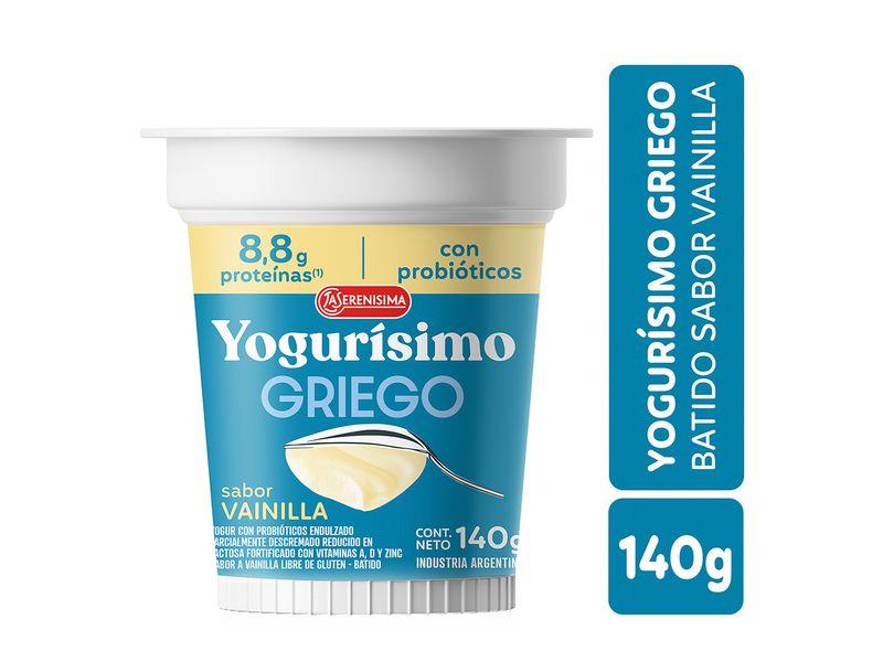 LA SERE YOGURISIMO GRIEGO SB VAINILLA 140G